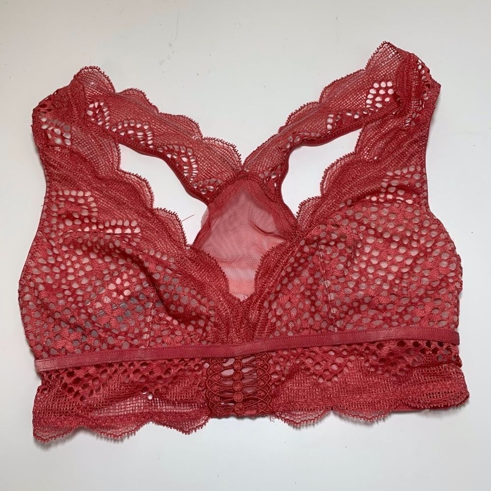 Victoria's Secret Bralette Coral Pink Size…